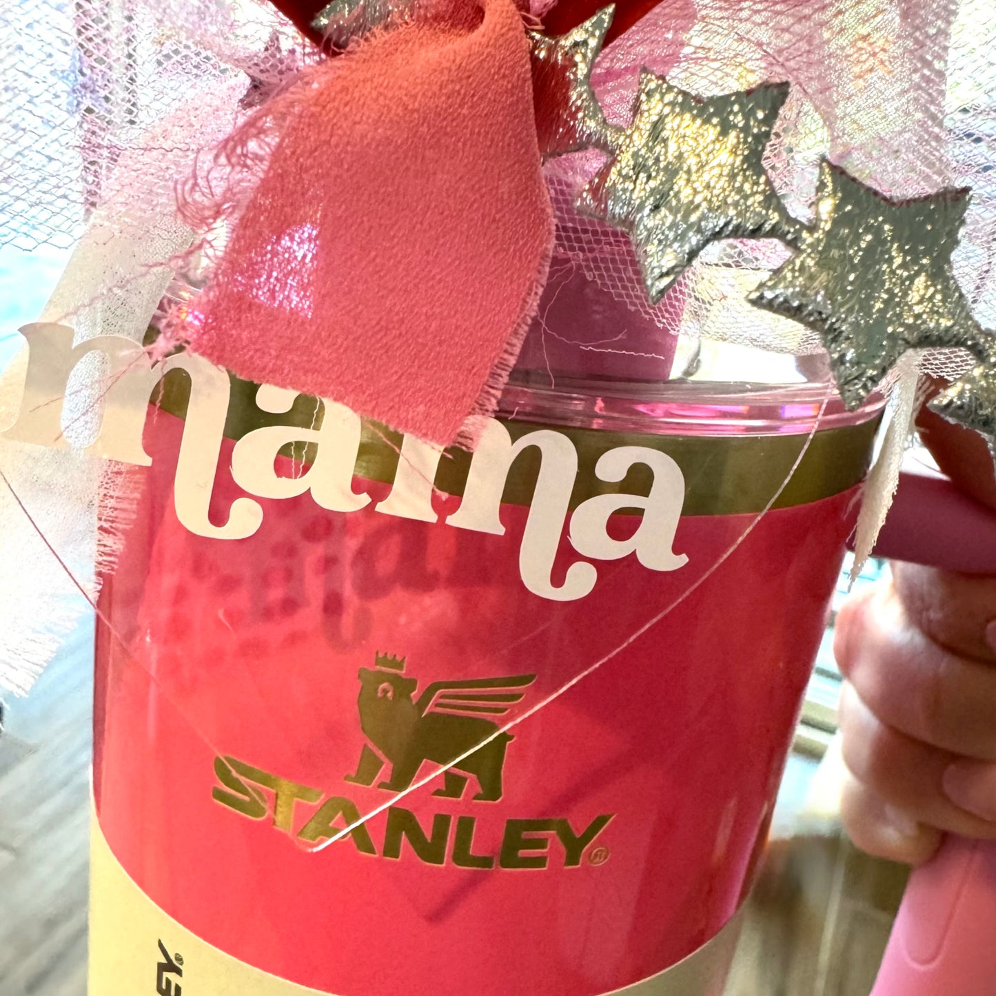 Mama Heart Acrylic Tag