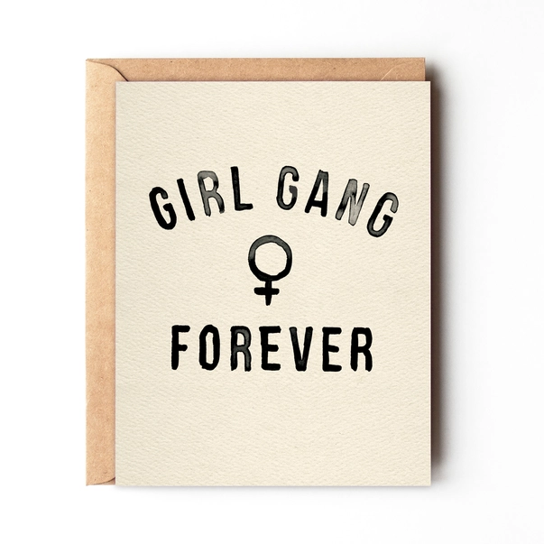 Girl Gang Forever - Fun Best Friend Card