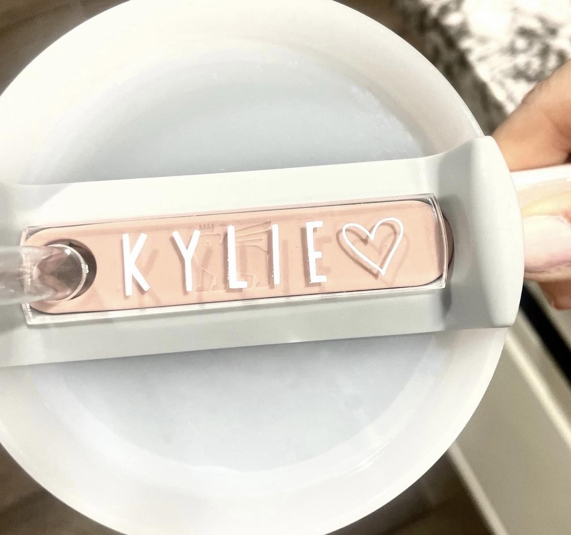 Name Plate with Open Heart