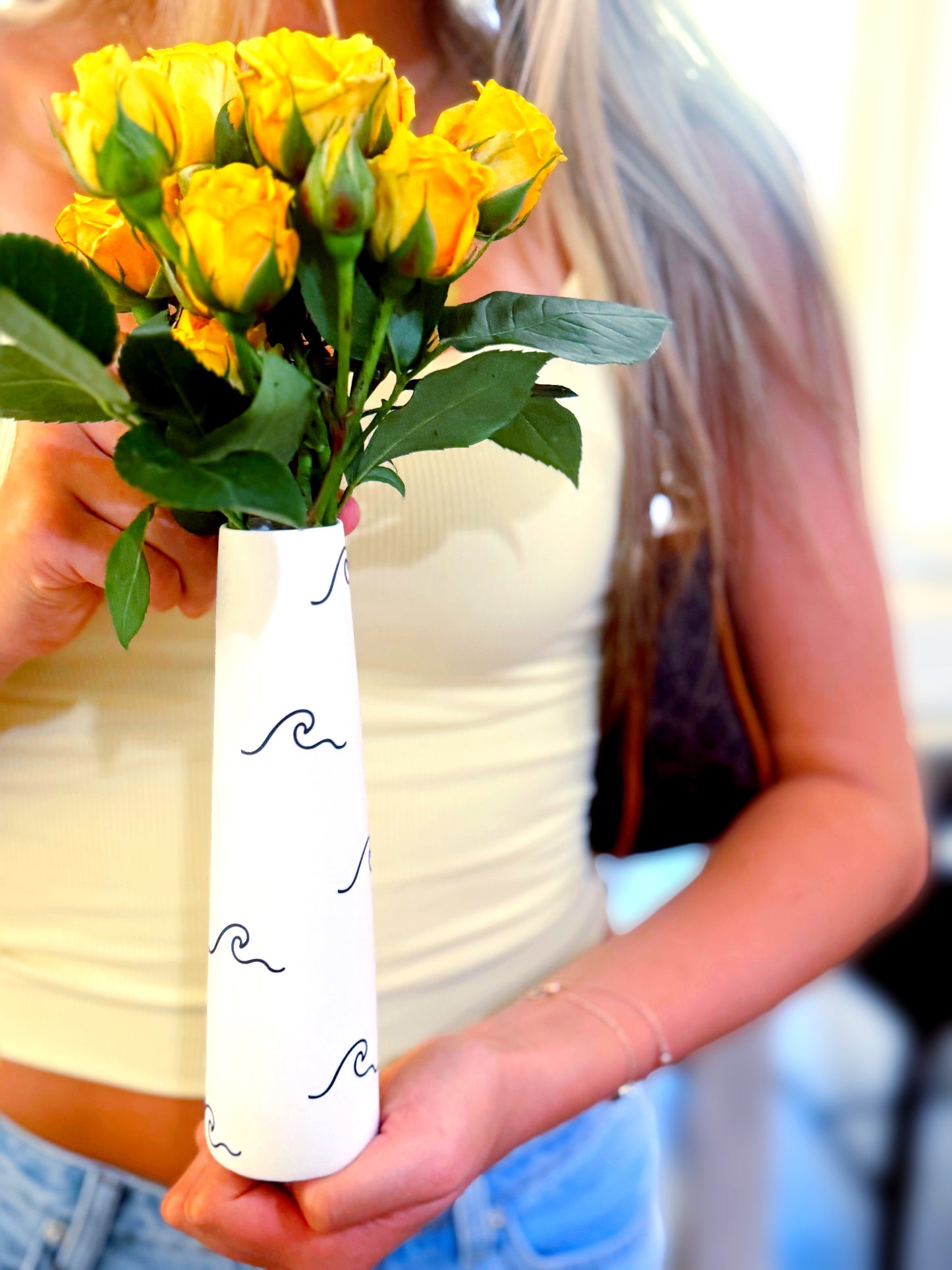 Wave Ceramic Vase