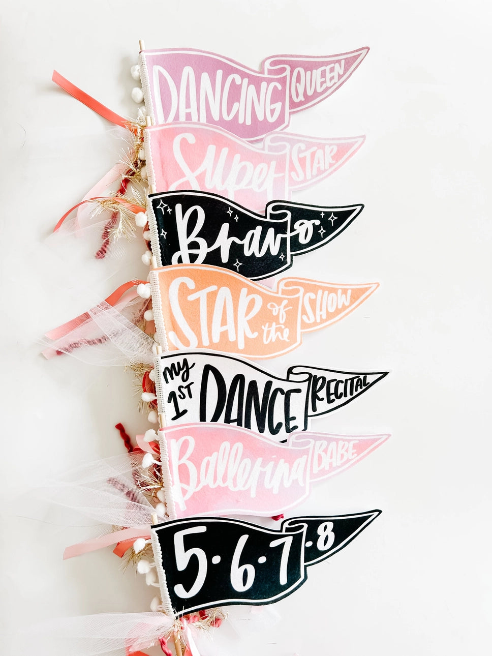Dance Recital Pennant Flag