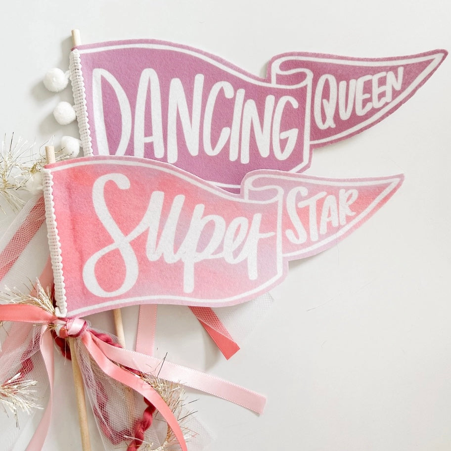 Dance Recital Pennant Flag