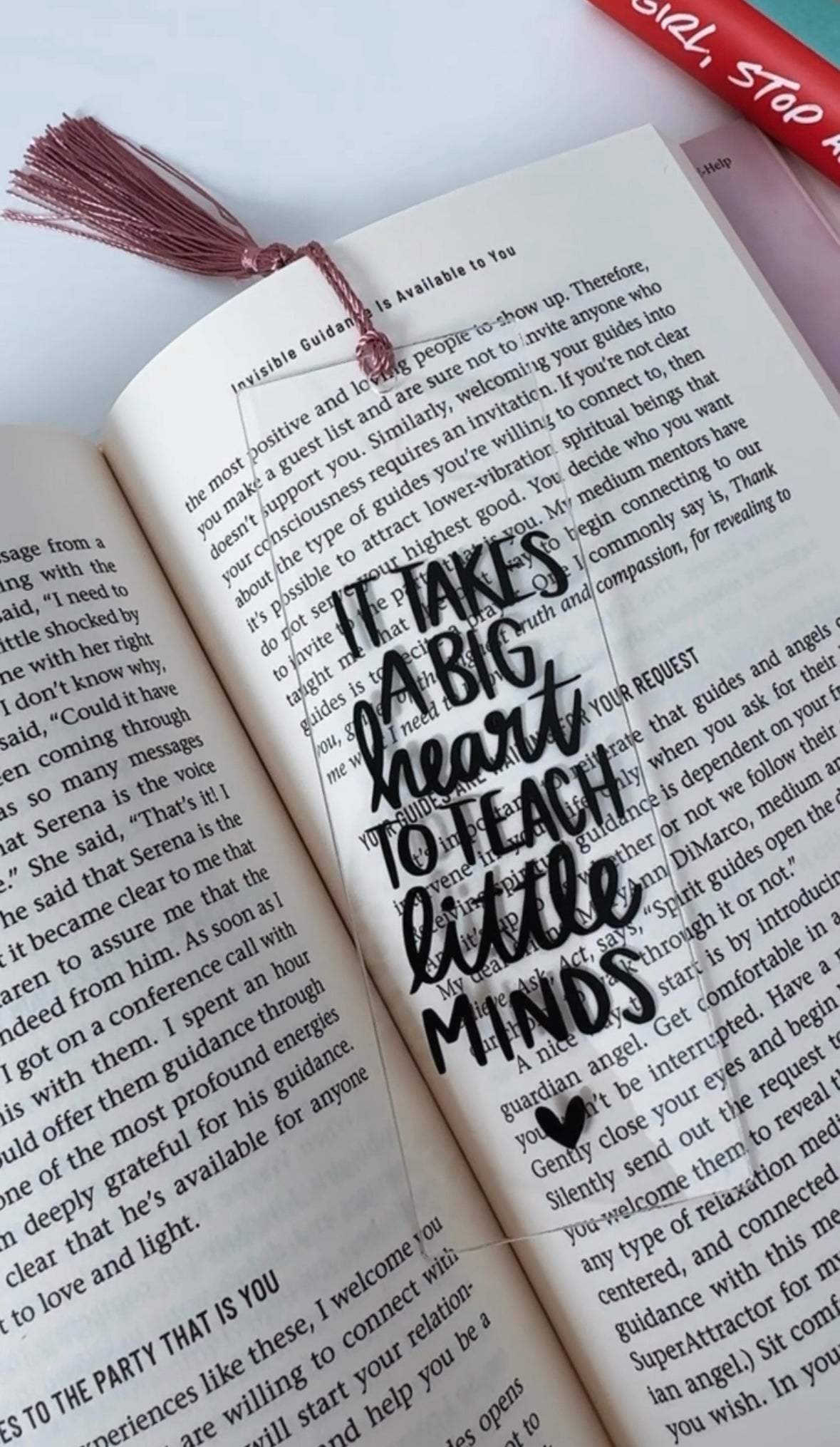 Teacher Acrylic Bookmark