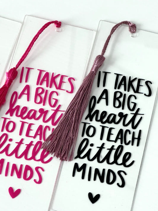 Teacher Acrylic Bookmark